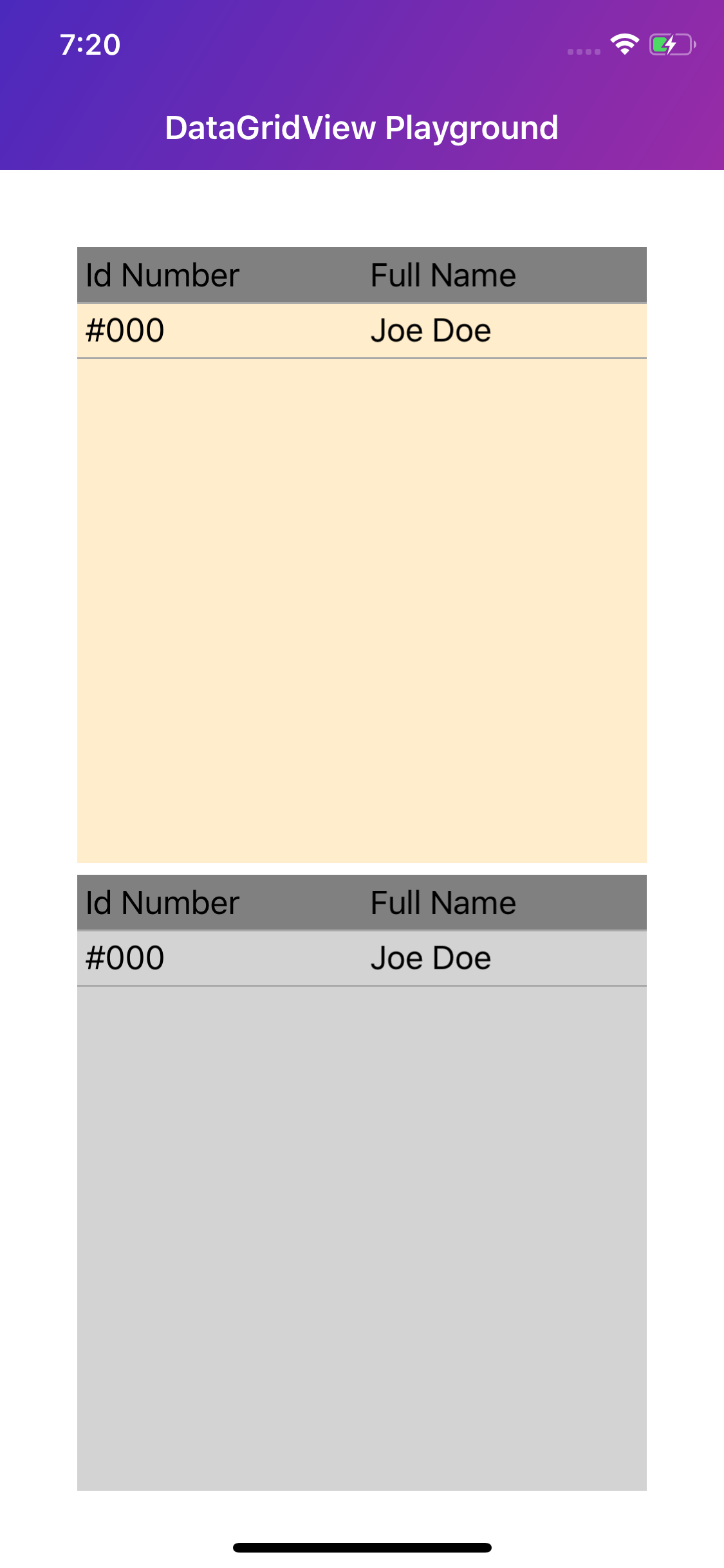 DataGridSample
