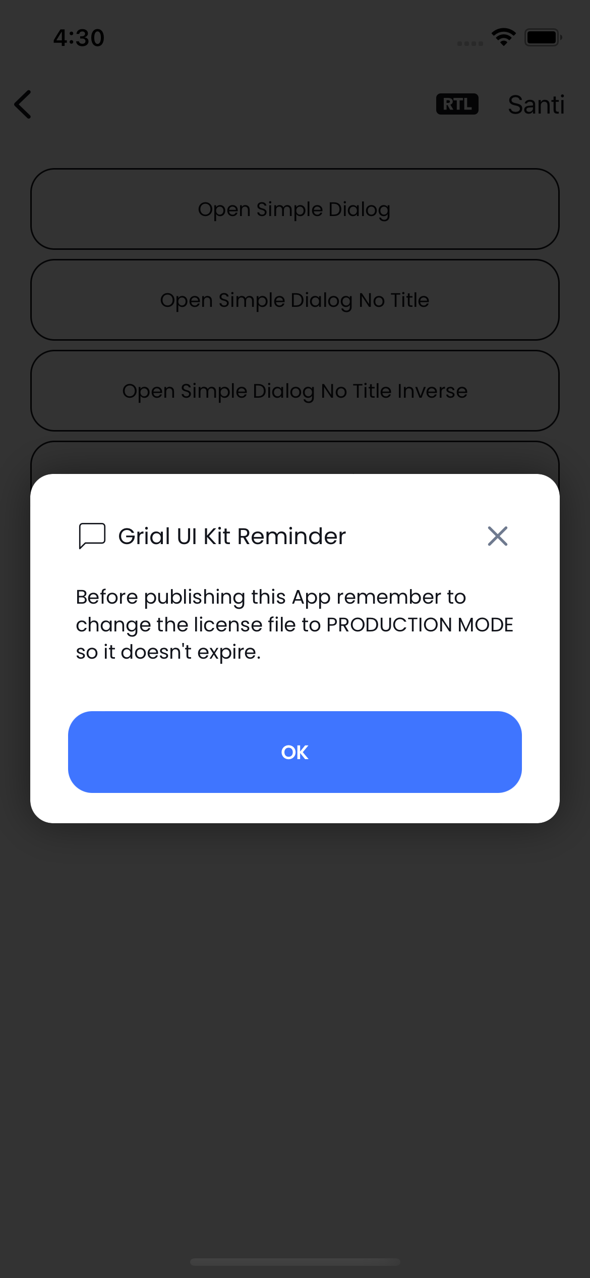 Simple Dialog